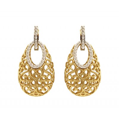  Fancy Gold Filigree Earrings